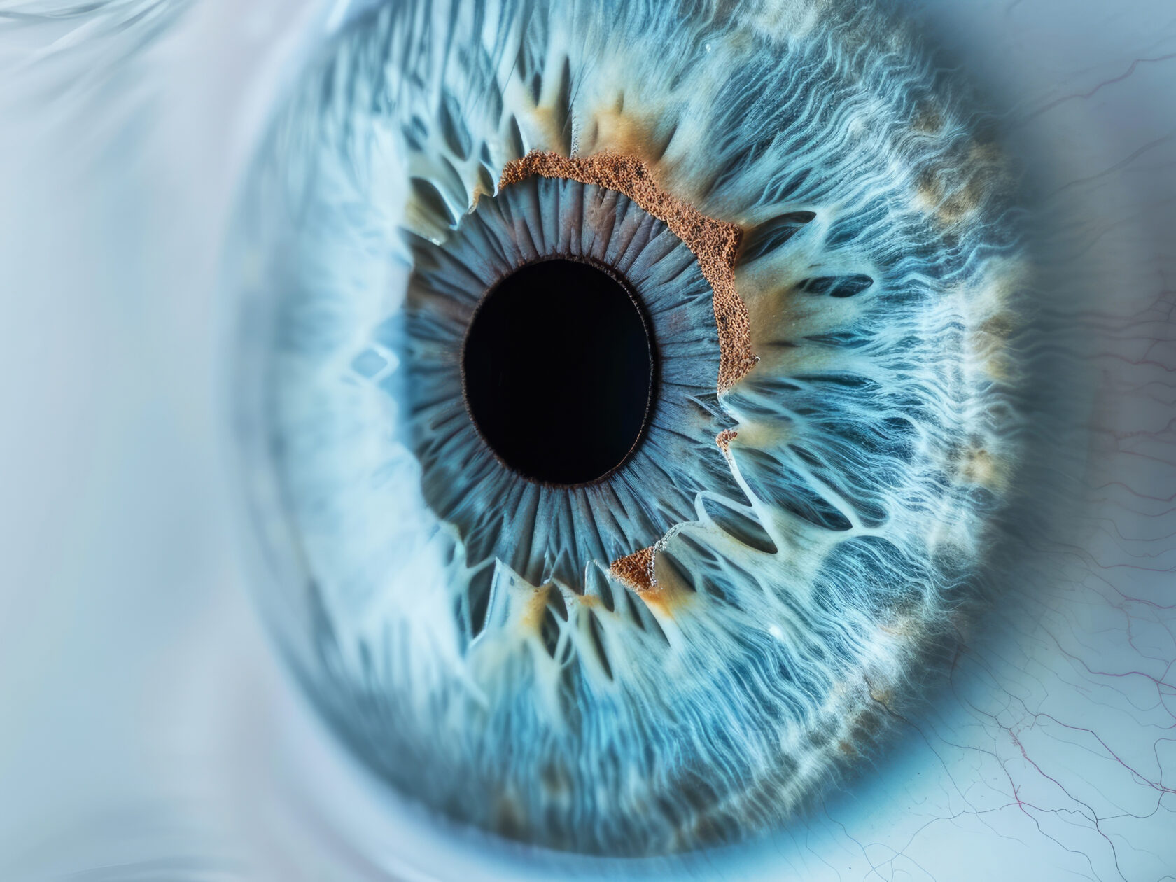 Laser correction for vision ophthalmology surgery for eyes. with copy space image. Place for adding text or design